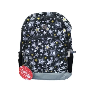 Mochila 16  Joy Estrellas Con Llavero Y Bolsillo para Laptop