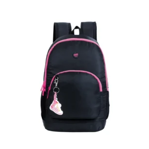 Mochila 16  Joy Skate Girl Con Llavero Y Bolsillo Para Laptop