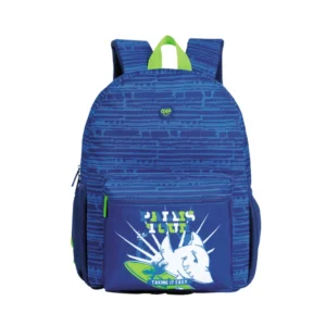 Mochila 16  Blue Surf Con Bolsillo Para Laptop