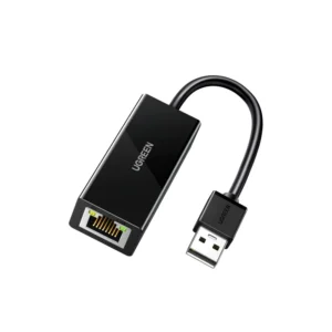 Adaptador Usb-A 2.0 A Ethernet Rj45 10/100Mbps Negro Cr110 Ugreen