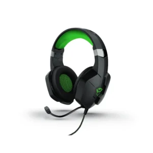 Audifono Trust Gaming Carus 3.5Mm Negro-Verde Con Microfono Gxt 323X