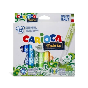 Marcador Para Tela 12 Colores Carioca Fabric