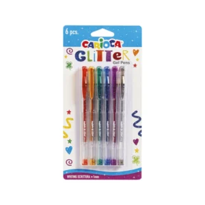 Boligrafo Carioca Surtido Paquete6 Gel Escarcha