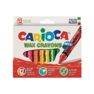 Crayon 12 Colores Jumbo Lavable Carioca