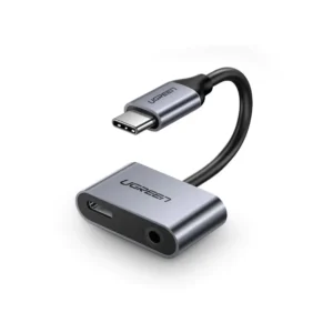 Adaptador Audio Usb-C 3.5Mm Hembra + Hub Puerto Doble Cm193 Ugreen