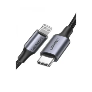 Cable Usb-C A Lightning 2M Trenzado Plateado Us304 Ugreen