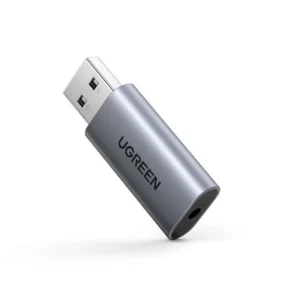 Adaptador Audio Usb-A 3.5Mm Gris Cm383 Ugreen