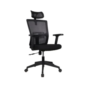 Silla Ejecutiva R-Alto Brazo Ajustable Malla Peso Max 220Lb