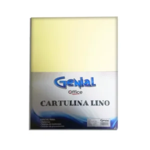 Cartulina Tama?o Carta Paquete20 Lino Crema