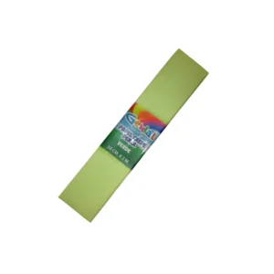 Papel Crepe Paquete10 Perla Verde 50cmx2m