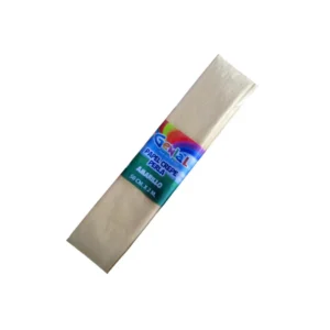 Papel Crepe Paquete10 Perla Amarillo 50cmx2m