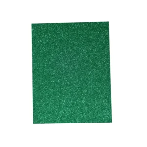 Foamy Tama?o Carta Escarchada Verde Manzana Paquete10