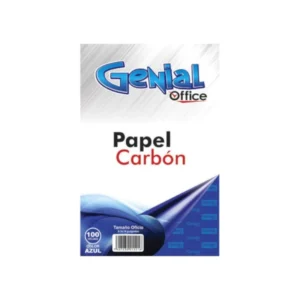 Papel Carbon Tama?o Oficio Azul 100H Genial