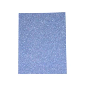 Foamy Tama?o Carta Escarchada Iriscente Azul-Lila Paquete10