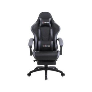 Silla Gaming Plus Negro-Gris 300Lb GL4 Con Reposa Pies Nenotech