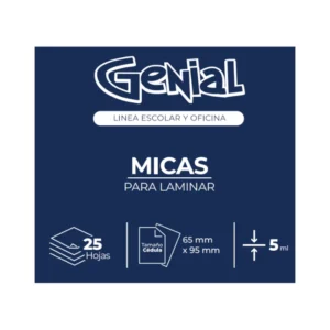 Lamina Cedula 5Ml Paquete25 Genial