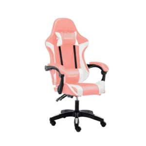 Silla Gaming Essential Blanco-Rosa 220Lb Nenotech
