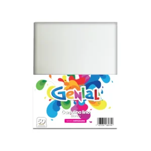 Cartulina Tama?o Carta Paquete50 Lino Blanca