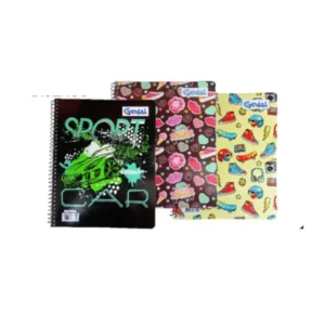 Cuaderno #3 1 Materia 70 Hojas Liso Genial Dise?os Surtido