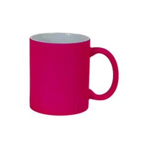 Taza Ceramica Para Sublimar 11Oz Fluo Rosa
