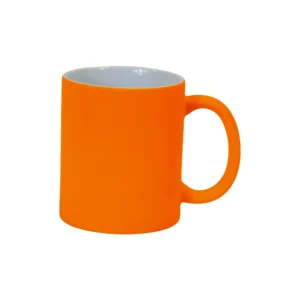 Taza Ceramica Para Sublimar 11Oz Fluo Naranja