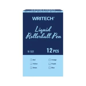Boligrafo Writech Paquete12 Azul 0.5Mm Rollerball Fino