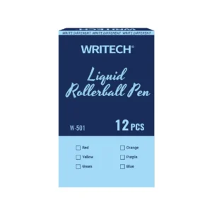 Boligrafo Writech Paquete12 Rojo 0.5Mm Rollerball Fino