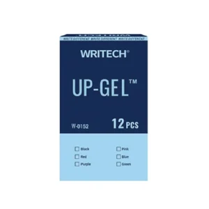 Boligrafo Writech Paquete12 Negro 0.5Mm Retractil Gel Cuerpo Verde Aurora