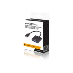 Adaptador Hdmi Macho A Vga Hembra 15cm Argom Cb-0055