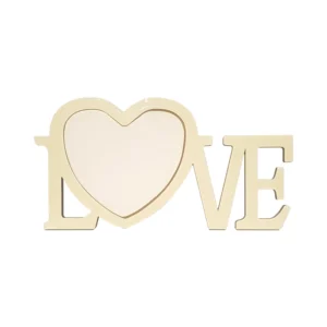 Retratera Para Sublimar Mdf/Aluminio 20.5X40Cm Love