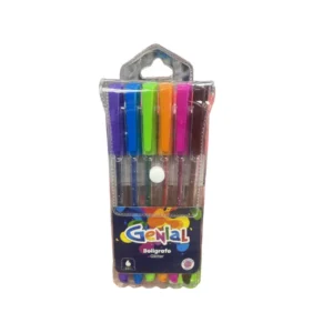 Boligrafo Genial Glitter 6 colores