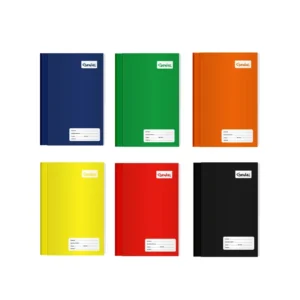 Cuaderno Cosido Corto 200 Pag Liso Genial Colores