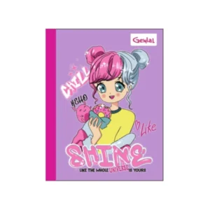 Cuaderno Cosido Grande 200 Paginas Cuadricula Genial Surtido