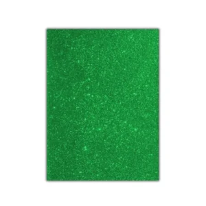 Foamy Pliego Escarchada Verde Paquete10 50X70Cm