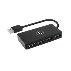 Hub Usb 4 Puertos 2.0 Negro Unno