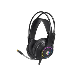 Audifono Marvo Gaming Usb Negro Con Microfono Rgb Hg8935