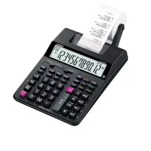 Calculadora Casio Hr-100Rc-Bk 12 Digitos Impresion en Cinta Negra Med
