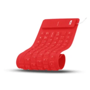 Teclado Imexx Flexible Rojo