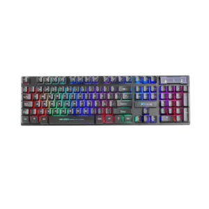 Teclado Xtrike Me Usb Negro Rainbow Full Size KB-280