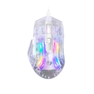 Mouse Marvo Usb Transparente Rgb M413 Dpi 7200