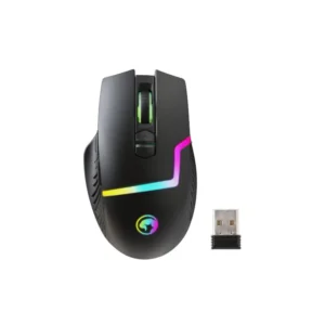 Mouse Marvo Gaming Alambrico E Inalambrico Negro Rgb M728W Dpi 800-4800