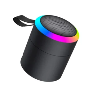 Parlante Nenotech Portatil 5W Inalambrico C/Luces Neg