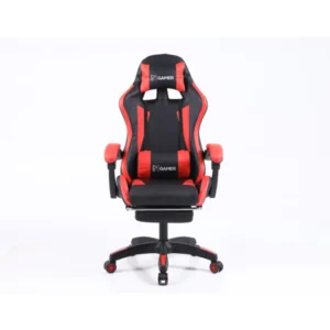 Silla Gaming Max Negro-Rojo 220Lb Con Reposa Pies Nenotech