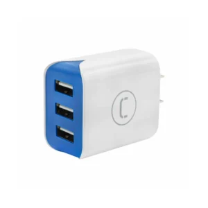 Adaptador De Corriente 3Usb-A Carga Rapida Blanco Unno