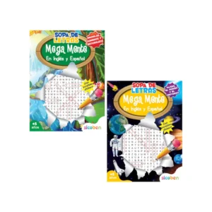 Libro De Actividaes Megamente Sopa De Letras Ingles/Espa?ol 48 Pag