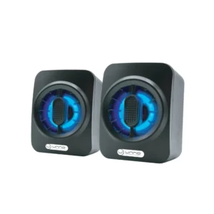 Parlante Unno 2.0 6W Usb Rgb 3.5Mm Negro Sp9025Bk