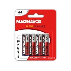 Bateria Alcalina Magnavox Aa Paq-4