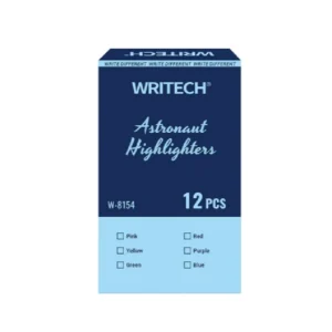 Resaltador Writech Amarillo Paquete12