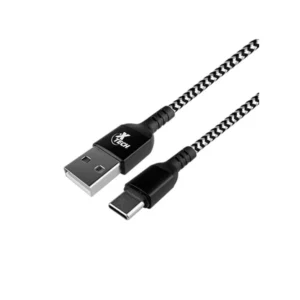 Cable Usb-C A Usb-A 1.8M Negro Trenzado Xtc-511 Xtech