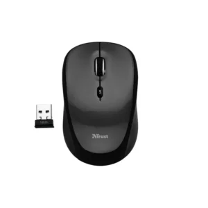 Mouse Trust Yvi Inalambrico Negro Optico